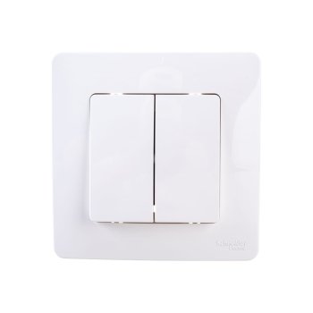 Выключатель встраиваемый Schneider Electric Blanca 2 кл. белый без подсветки