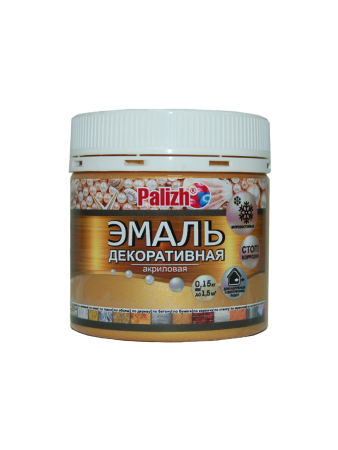 Эмаль акриловая декоративная Palizh античное золото 0,15 кг