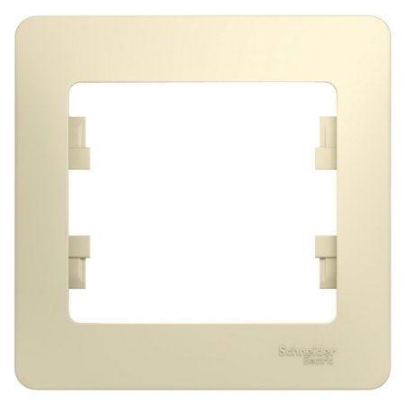 Рамка Schneider Electric Glossa 1 пост, цвет бежeвый