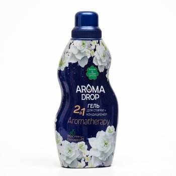 Гель для стирки белья Aroma Drop Жасмин и Ветивер 1 л для всех видов ткани для всех типов стирки