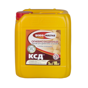Антисептик WOODMASTER КСД огнебиозащитный бесцветный 5 кг