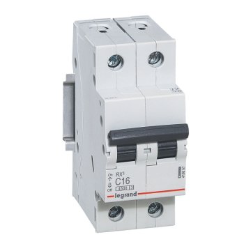 Автоматический выключатель Legrand Rx3 2P 16А хар-ка C 4,5кА