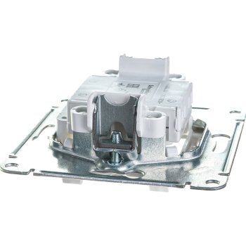 Выключатель встраиваемый Schneider Electric AtlasDesign 2 кл. белый с подсветкой