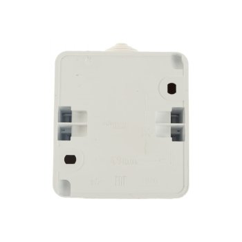 Выключатель накладной Schneider Electric Этюд IP44 1 кл. белый без подсветки