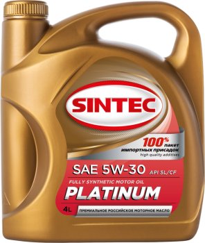 Масло моторное SINTEC PLATINUM 7000 5W30 4л SP