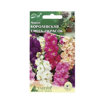 Семена левкоя Королевская смесь Семена для Сибири