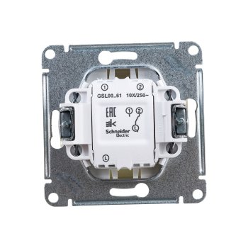 Переключатель встраиваемый Schneider Electric Glossa 1 кл. бежeвый