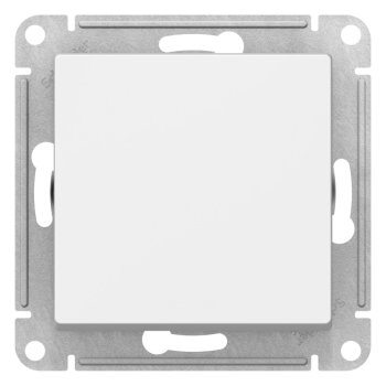 Выключатель встраиваемый Schneider Electric AtlasDesign 1 кл. белый без подсветки