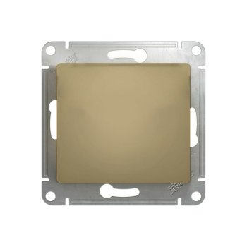 Выключатель встраиваемый Schneider Electric Glossa 1 кл. титан без подсветки