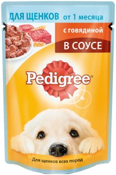Корм консервированный для щенков Pedigree Говядина 85г