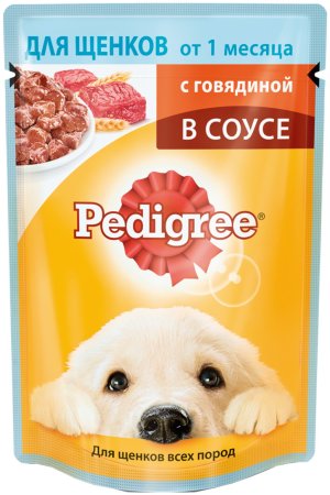 Корм консервированный для щенков Pedigree Говядина 85г