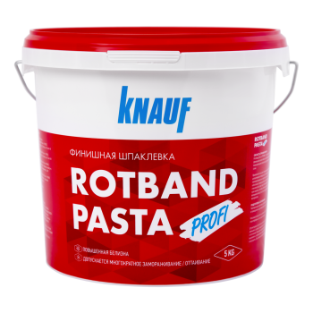 Шпатлевка Knauf Ротбанд Паста Profi белая 5 кг