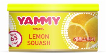 Ароматизатор Yammy Lemon Squash цитрусовый на приборную панель