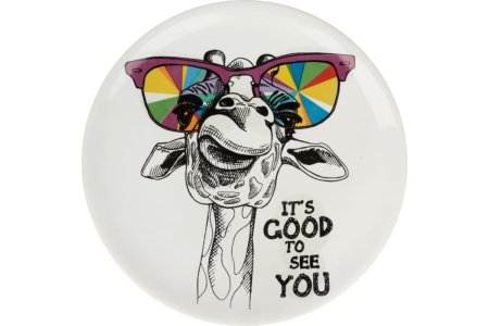 Мыльница Happy giraffe  керамика цвет белый
