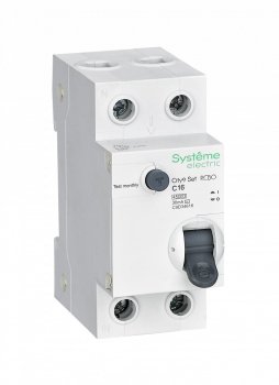 Автомат дифференциальный Systeme Electric City9 Set 1+N 4,5кА 16А 30мА