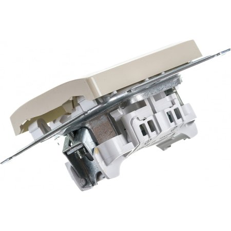 Переключатель встраиваемый Schneider Electric Glossa 1 кл. бежeвый