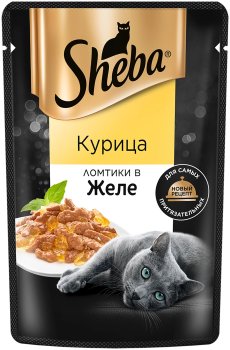Корм консервированный для кошек Sheba  Курица  75г