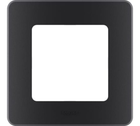 Рамка Legrand Etika 1 пост, цвет антрацит