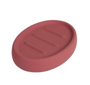 Мыльница Soft Мокачино керамика цвет розовый