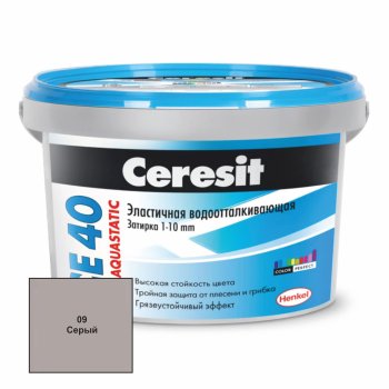 Затирка CE40 Ceresit серый 2 кг