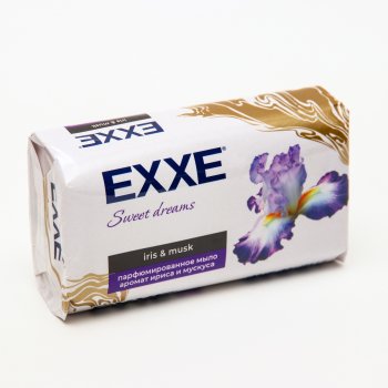 Мыло туалетное Exxe 140г Ирис и мускус 1шт.