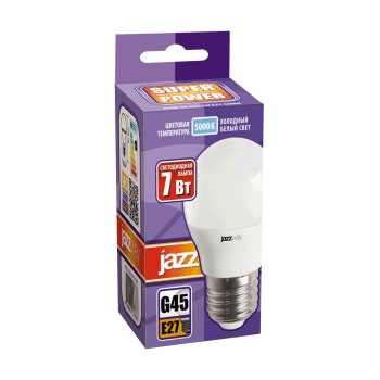 Лампа светодиодная Jazzway E27 7Вт 5000К холодный белый свет
