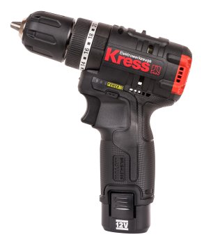 Дрель-шуруповерт аккумуляторная KRESS KU370.2 Li-lon 2x2Ач