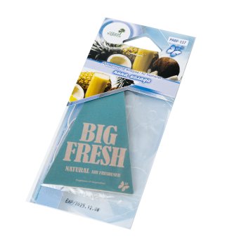 Ароматизатор BIG FRESH Пина Колада цитрусовый подвесной