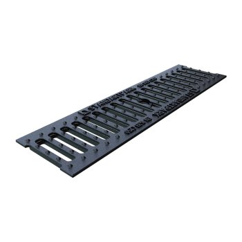 Решетка чугунная Basic DN100 136х20х498 мм