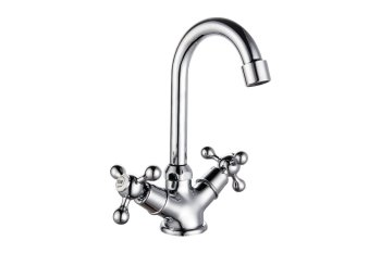 Смеситель для раковины двуручный GROSS AQUA Yota цвет хром