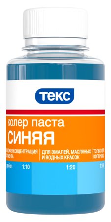 Колер-паста Текс Универсал 0,1 л синий