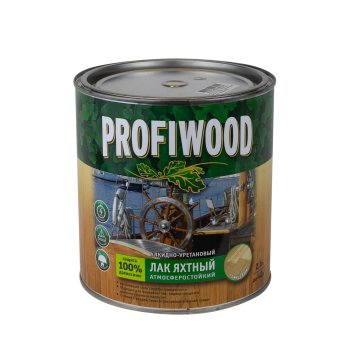 Лак Эмпилс PROFIWOOD яхтный бесцветный 2,6 л глянцевый