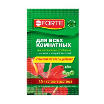 Удобрение Bona Forte Красота для всех комнатных саше 0,01 л