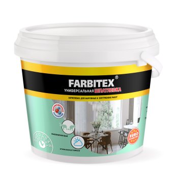 Шпатлевка ABC-Farben FARBITEX для наружных работ белая 3,5 кг