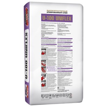 Клей для керамогранита U100 UNIFLEX Юнис 25 кг