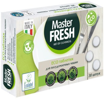 Таблетки для посудомоечной машины Master Fresh Eco 300г 30шт
