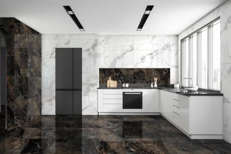 Керамогранит Calacatta Imperial GT,  цвет белый