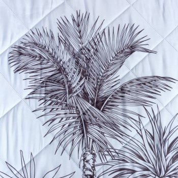 Покрывало Этель Tropical vibes 210х180 см серый