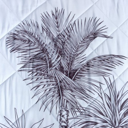Покрывало Этель Tropical vibes 210х180 см серый