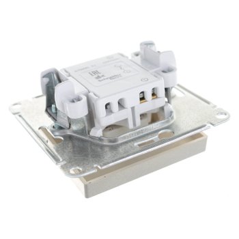 Выключатель встраиваемый Schneider Electric AtlasDesign 1 кл. шампань без подсветки