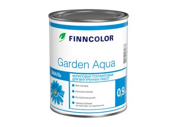 Эмаль акриловая универсальная Garden Aqua Finncolor основа А 0,9 л