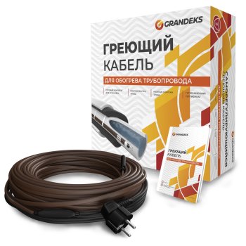 Комплект греющего кабеля Grandeks 2CR 17Вт/м 8м