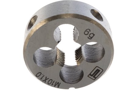 Плашка М10 1 мм Сибртех