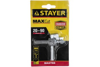 Сверло по керамике и стеклу Stayer 3330_z01 20-90 мм