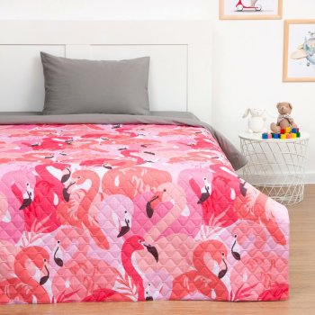 Покрывало Этель Flamingo garden 210х140 см розовый