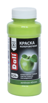 Колер-краска Dali 0,25 л зеленое яблоко