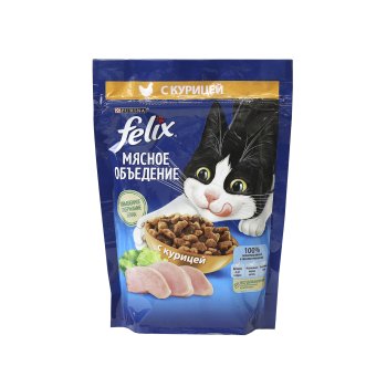 Корм сухой для кошек Felix Мясной обед 200г