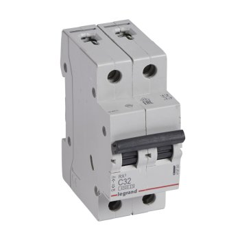 Автоматический выключатель Legrand Rx3 2P 32А хар-ка C 4,5кА