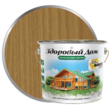 Антисептик Здоровый дом декоративный дуб 3 л