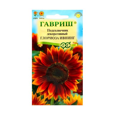 Семена подсолнечника Глориоза Ивнинг декоративный Гавриш